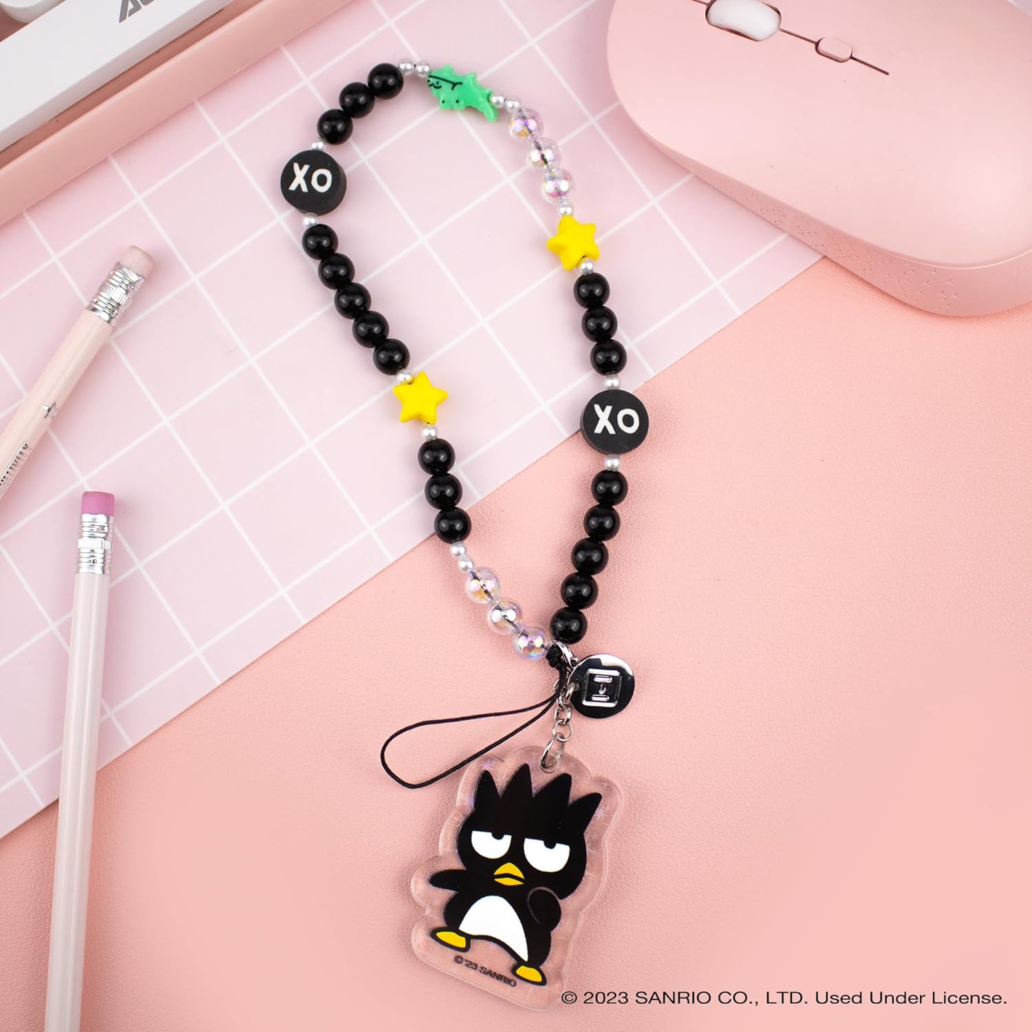 iFace Hello Kitty and Friends – Correa universal con cuentas para teléfono, bonita cadena de muñeca, correa de decoración estética para teléfono