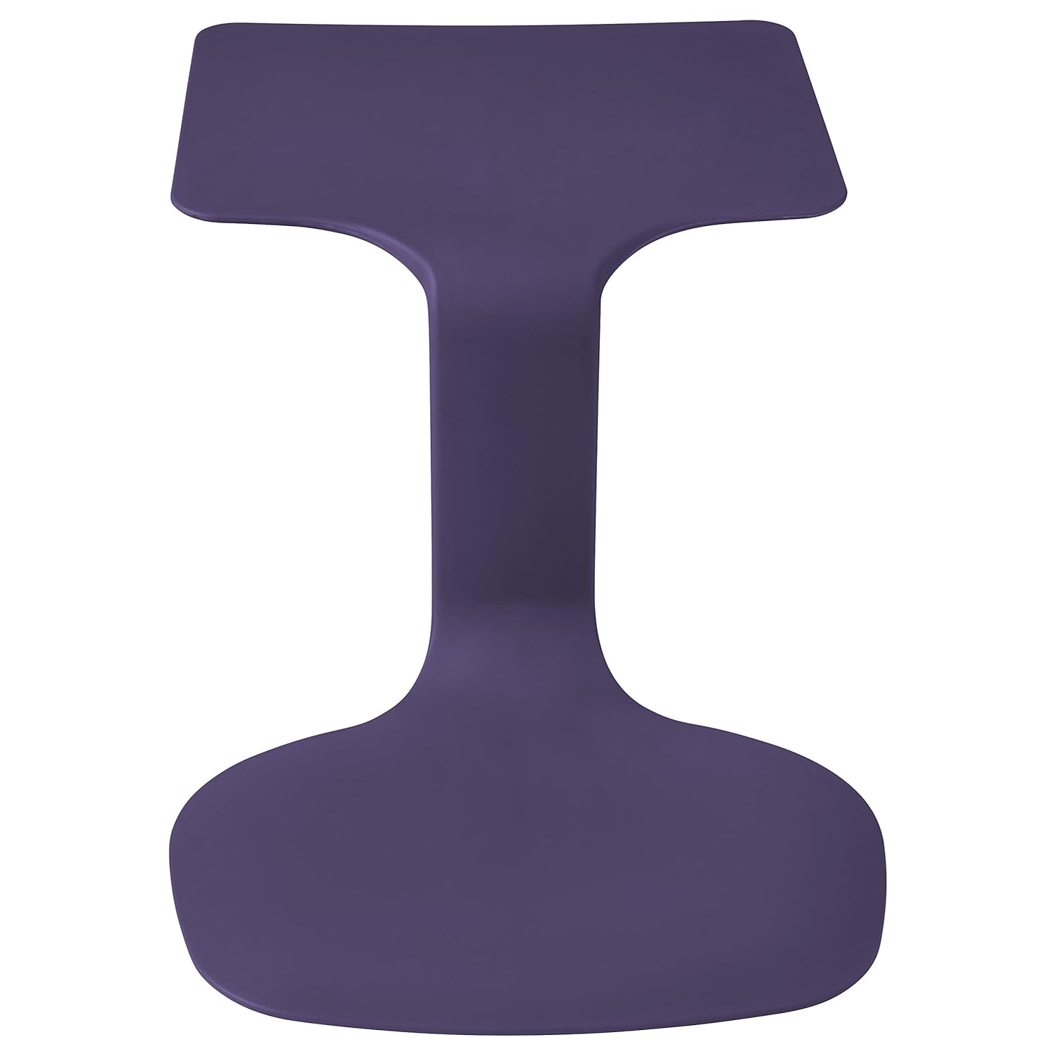 ECR4Kids – Escritorio portátil The Surf en piernas, asiento flexible, berenjena, 10 unidades
