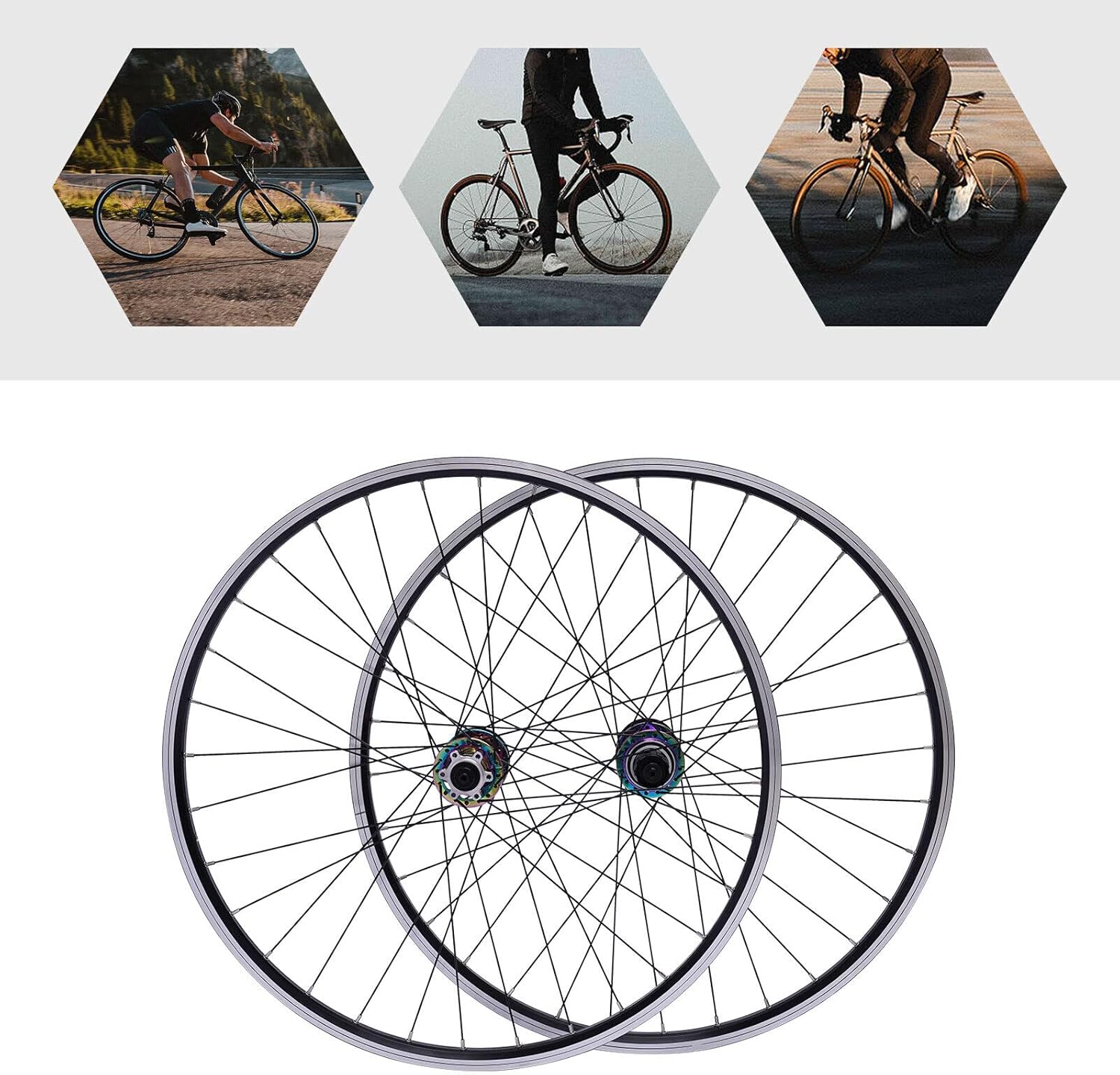 Juego de ruedas para bicicleta de montaña de 29 pulgadas, llantas MTB Juego de ruedas delanteras y traseras Tornillo de arranque para 789101112