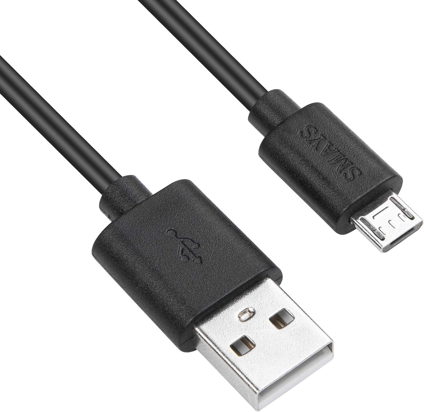 Smays Paquete de 4 cables de extensión micro USB para cámara de seguridad de 25 pies compatibles con cámara YI Home, Oculus Go, Blink Mini, color