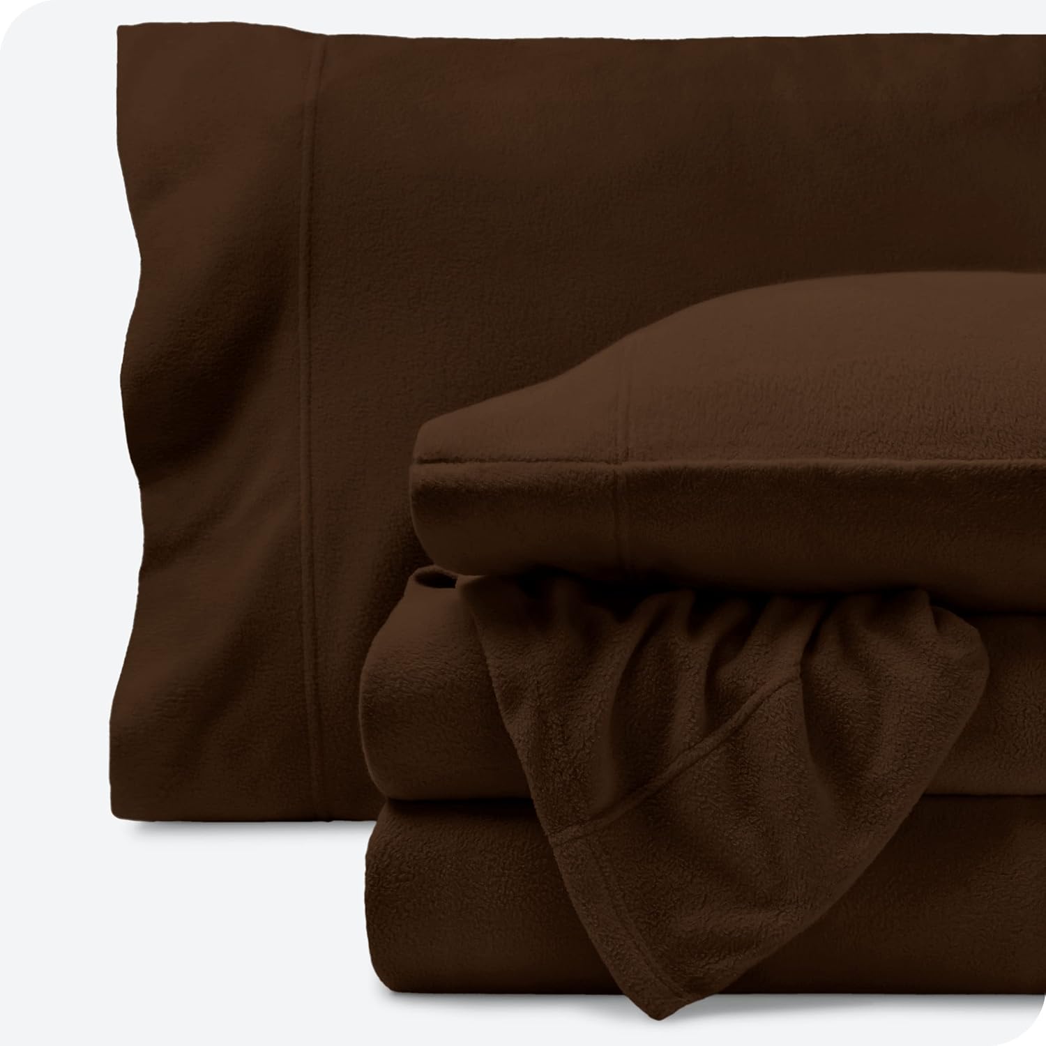 Bare Home Juego de sábanas de forro polar súper suave, tamaño Queen, forro polar de felpa extra, sábanas de cama sin pelusas, calidez acogedora para