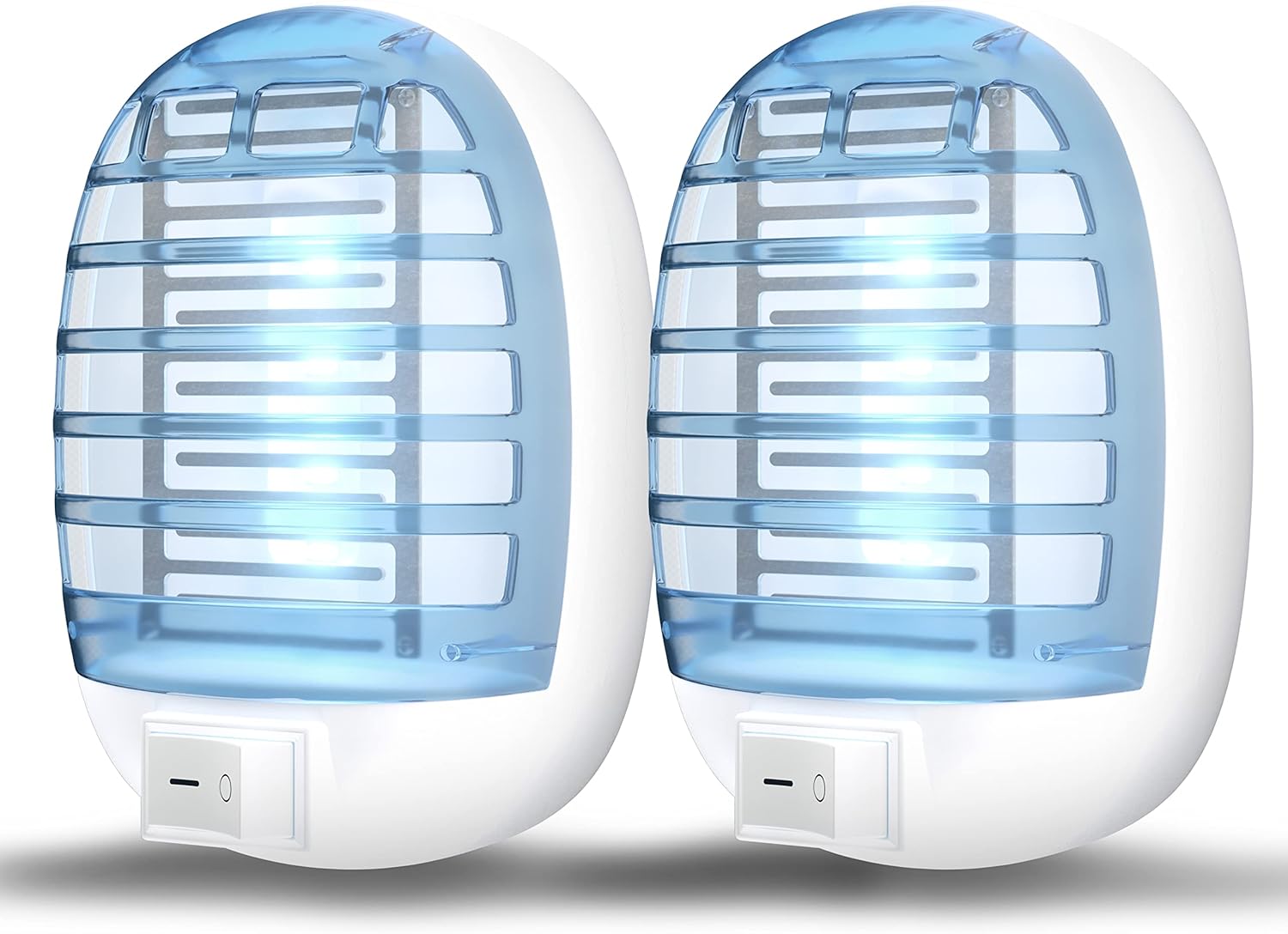 Exterminador de insectos volador para interiores, asesino electrónico de insectos, trampa para mosquitos con luces azules para sala de estar, hogar,