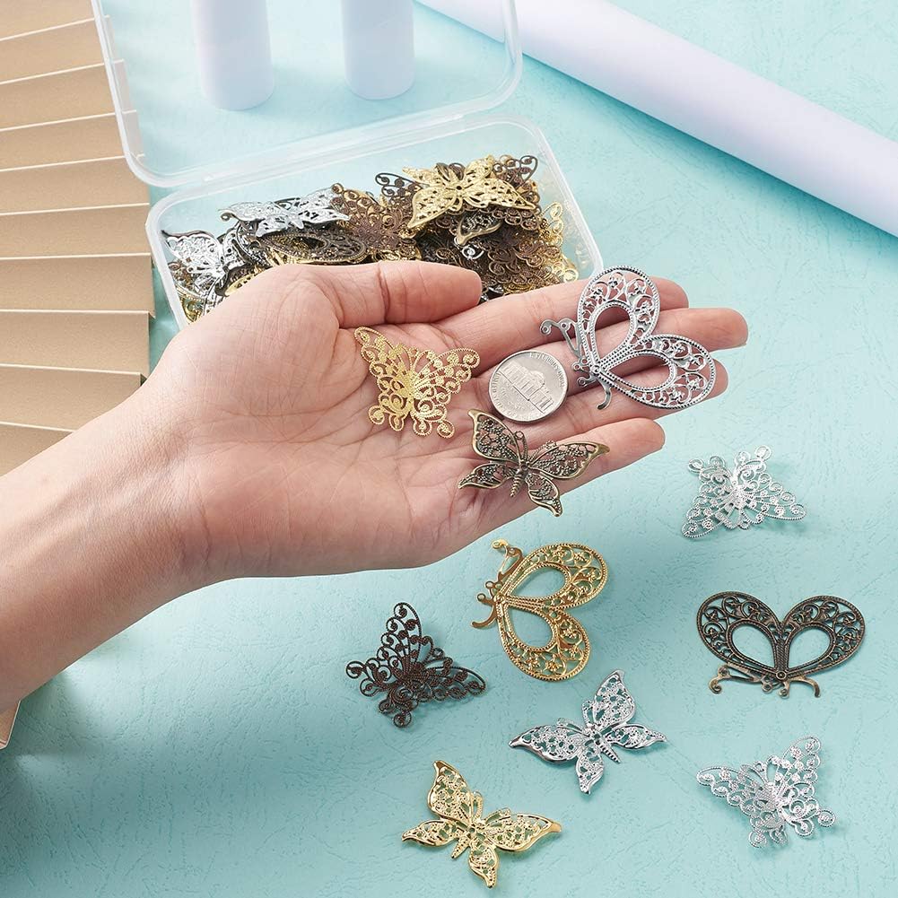 Pandahall – Colgantes de araña de aleación tibetana para hacer joyas y collares