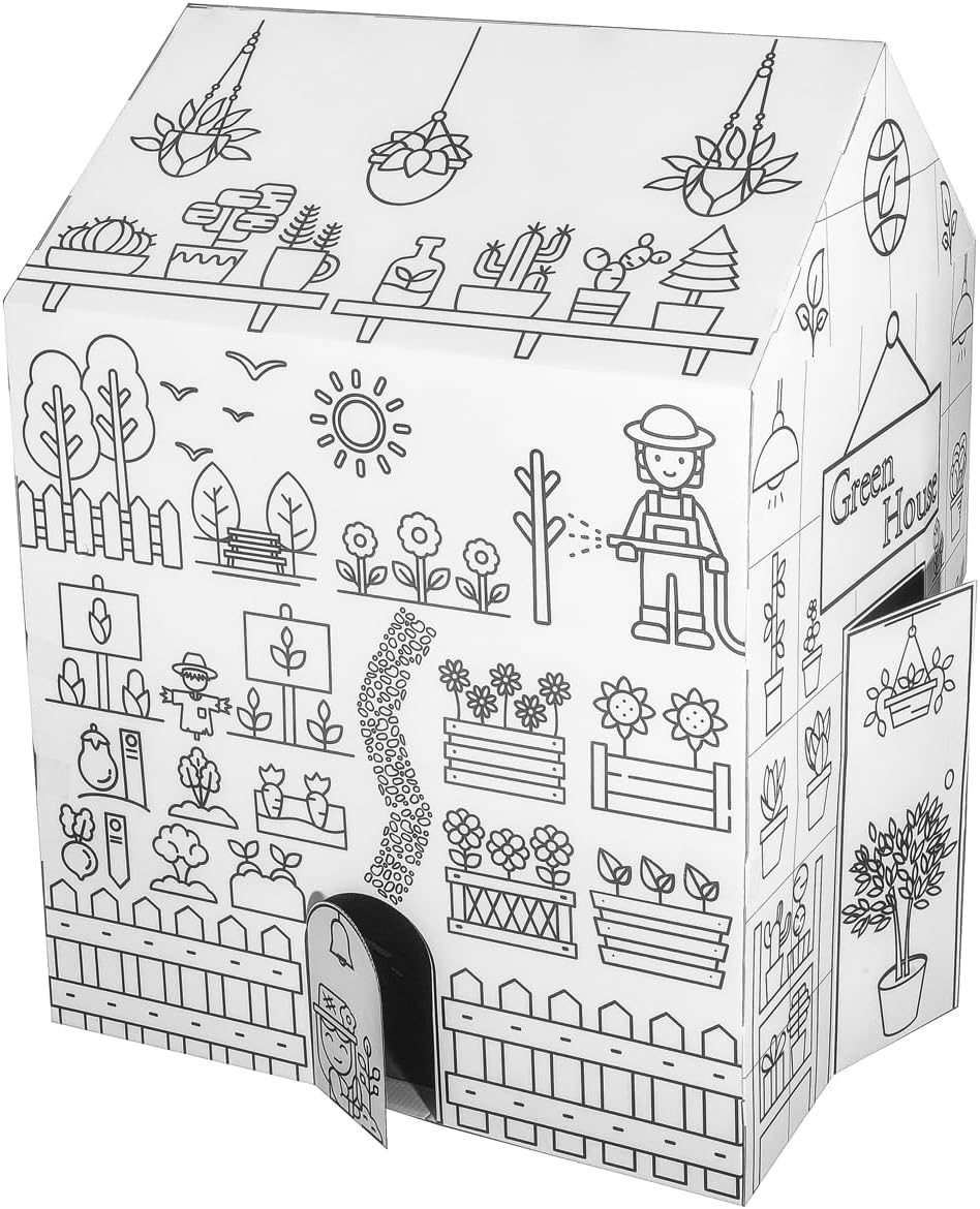 “Welcome to My Garden” Colorea tu propia casa de juegos – Abraza la emoción y la alegría de la naturaleza, el mejor arte y manualidades para niños