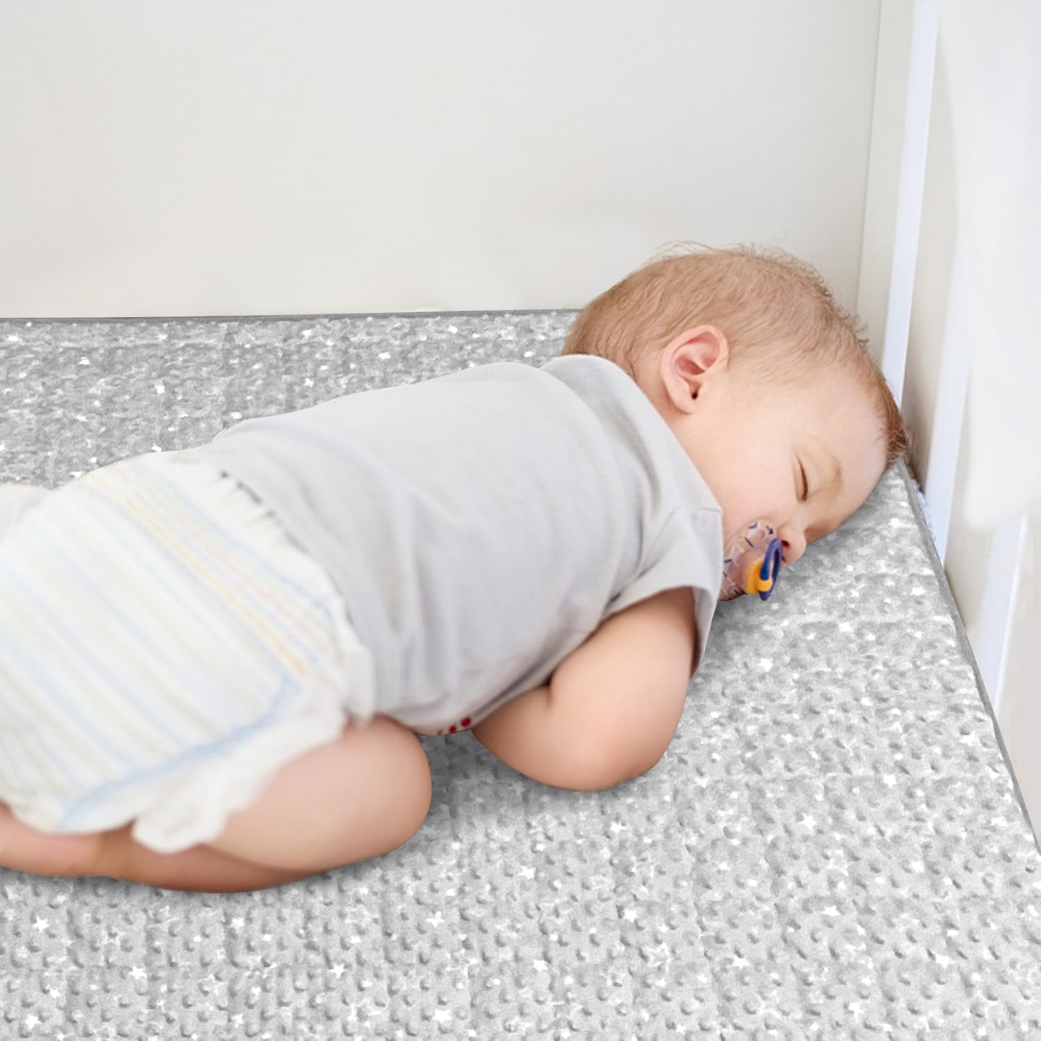 Tapetes de juego para bebés, tapete sensorial táctil para el suelo, tapete suave para el desarrollo de habilidades sensoriales y motoras, lavable a