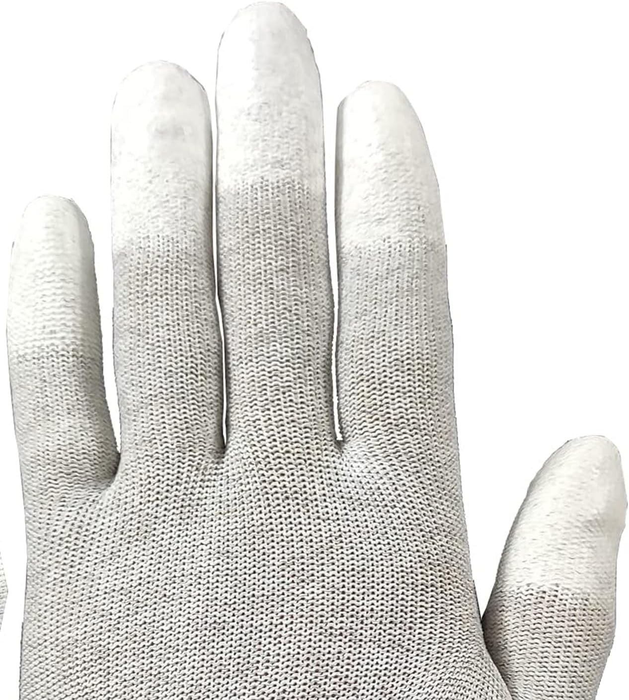 ABCISI Guantes de trabajo, guantes ESD, guantes de fibra de carbono de alta resistencia, guantes antiestáticos, antideslizantes, mediano, 10 pares