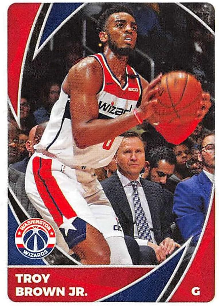 2020-21 Panini Stickers #298 Troy Brown Jr. Official NBA Basketball Album Sticker Measuring 2.75 inch tall X 2 inches wide in Raw (NM or Better