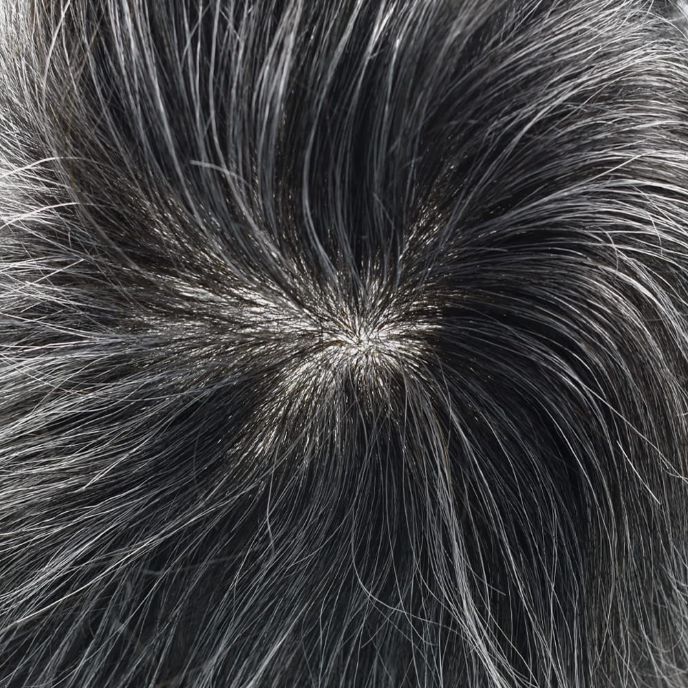 Tupé de cabello humano real para hombre, sistema de reemplazo de piezas de pelo para hombres, pieza de pelo polivinílico para hombres, invisible,
