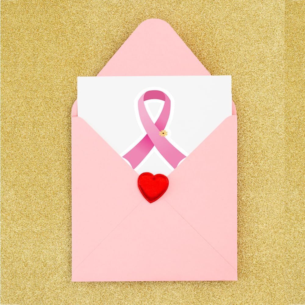 AWEELON 300 calcomanías de cinta rosa para concientización sobre el cáncer de mama, calcomanías de concientización sobre el cáncer de mama, casco