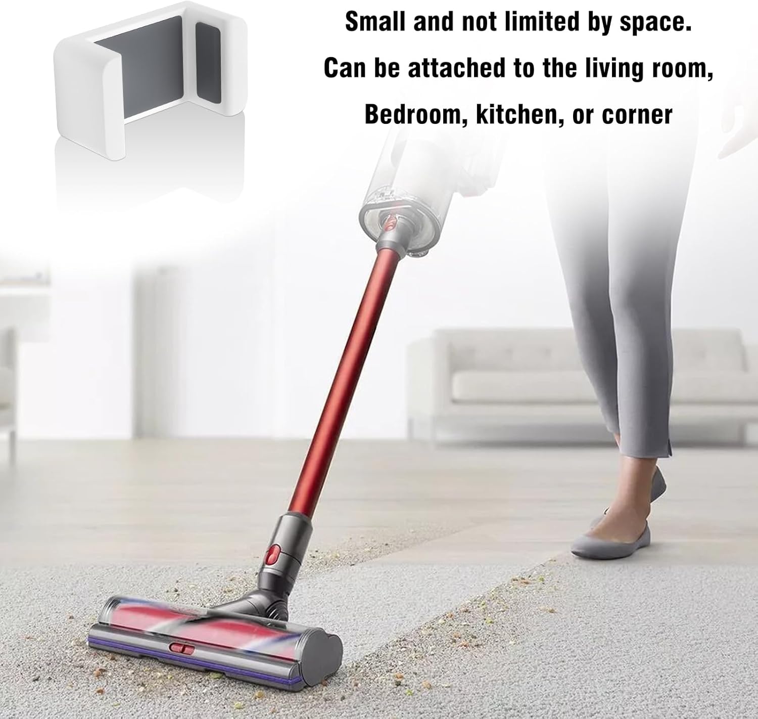 Soporte de pared para aspiradora Dyson V10, soporte de almacenamiento compatible con Dyson V10, soporte para aspiradora Dyson V10, organizador de