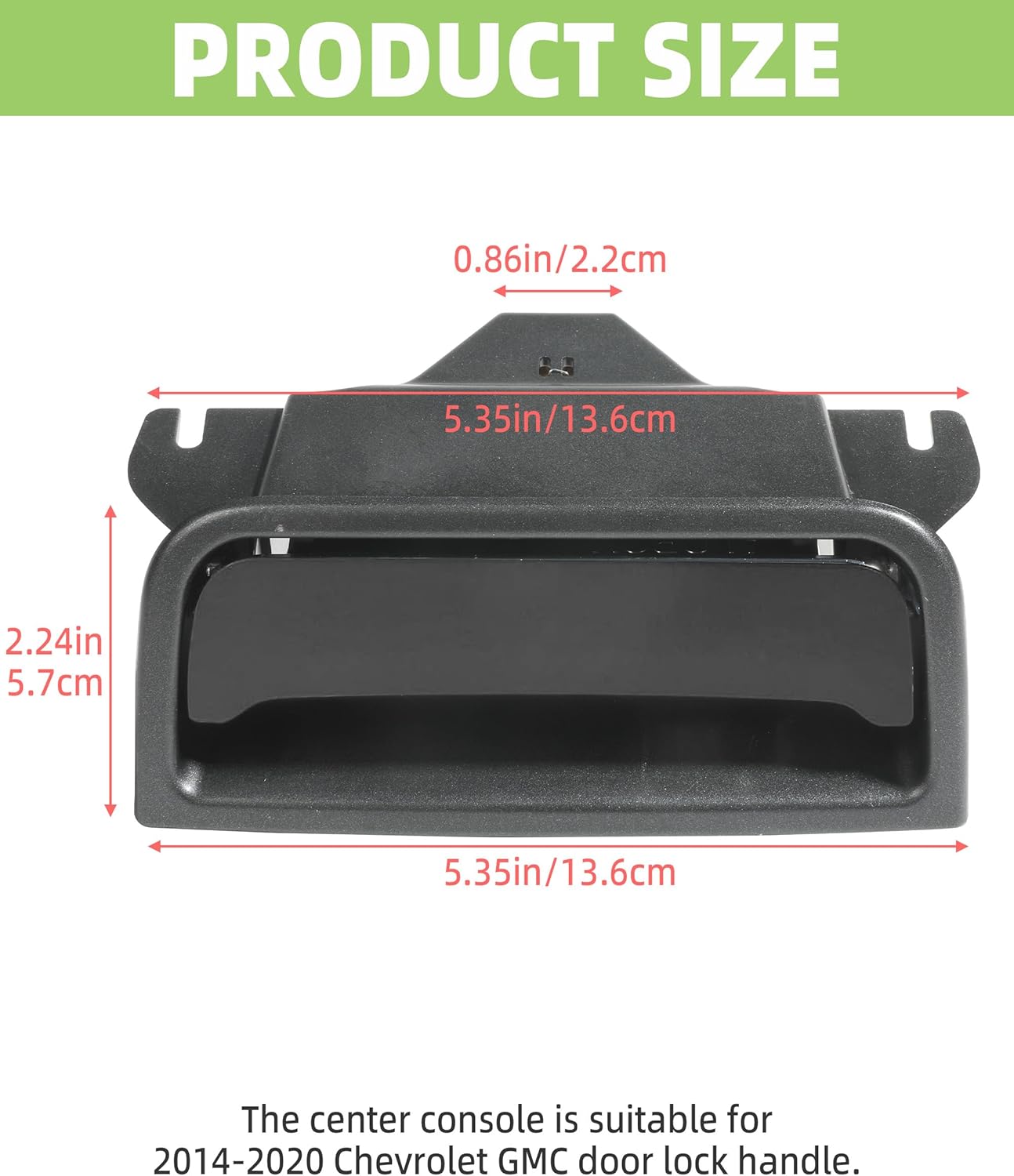 Pestillo de consola central, pestillo para reposabrazos de consola central, accesorios de automóvil para el reposabrazos de la consola, tapa y mango