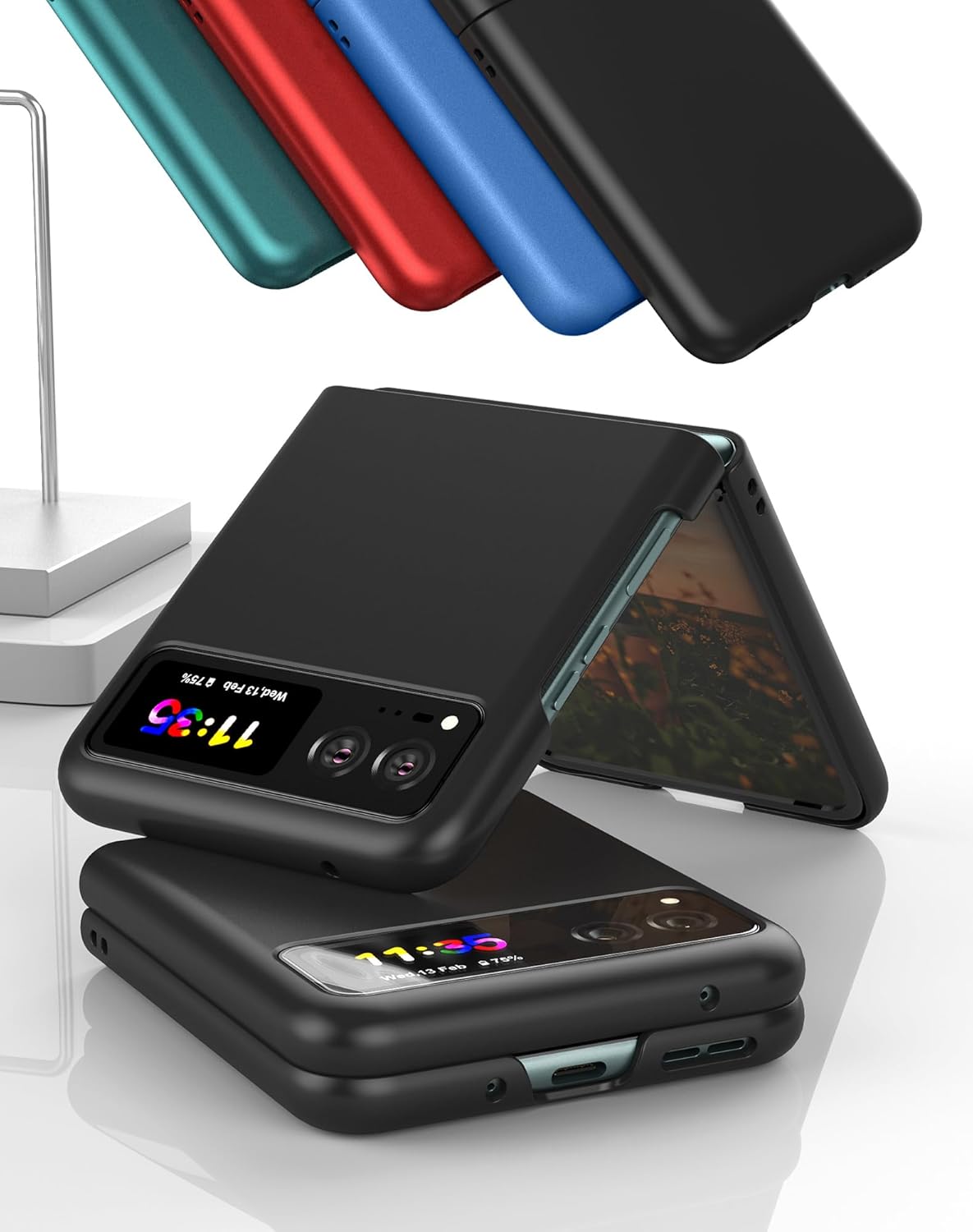 Foluu Funda para Motorola Razr 2023 no es compatible con Razr Plus 2023, funda delgada para Moto Razr 2023, ultra delgada, de policarbonato mate con