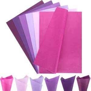Koogel 330 hojas de papel de seda morado, papel de seda de Halloween para bolsas de regalo, 14 x 10 pulgadas, papel de regalo para manualidades, Koogel 330 hojas de papel de seda morado, papel de seda de Halloween para bolsas de regalo, 14 x 10 pulgadas, papel de regalo para manualidades,