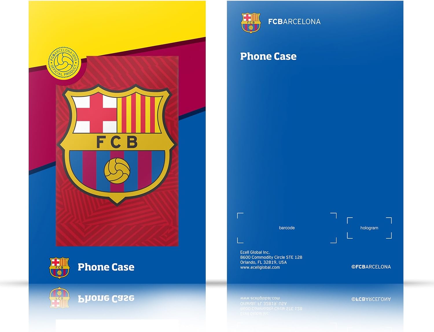 Head Case Designs Officially Licensed FC Barcelona Barca Type Graphics Soft Gel Case Compatible with Samsung Galaxy S22 Ultra 5G