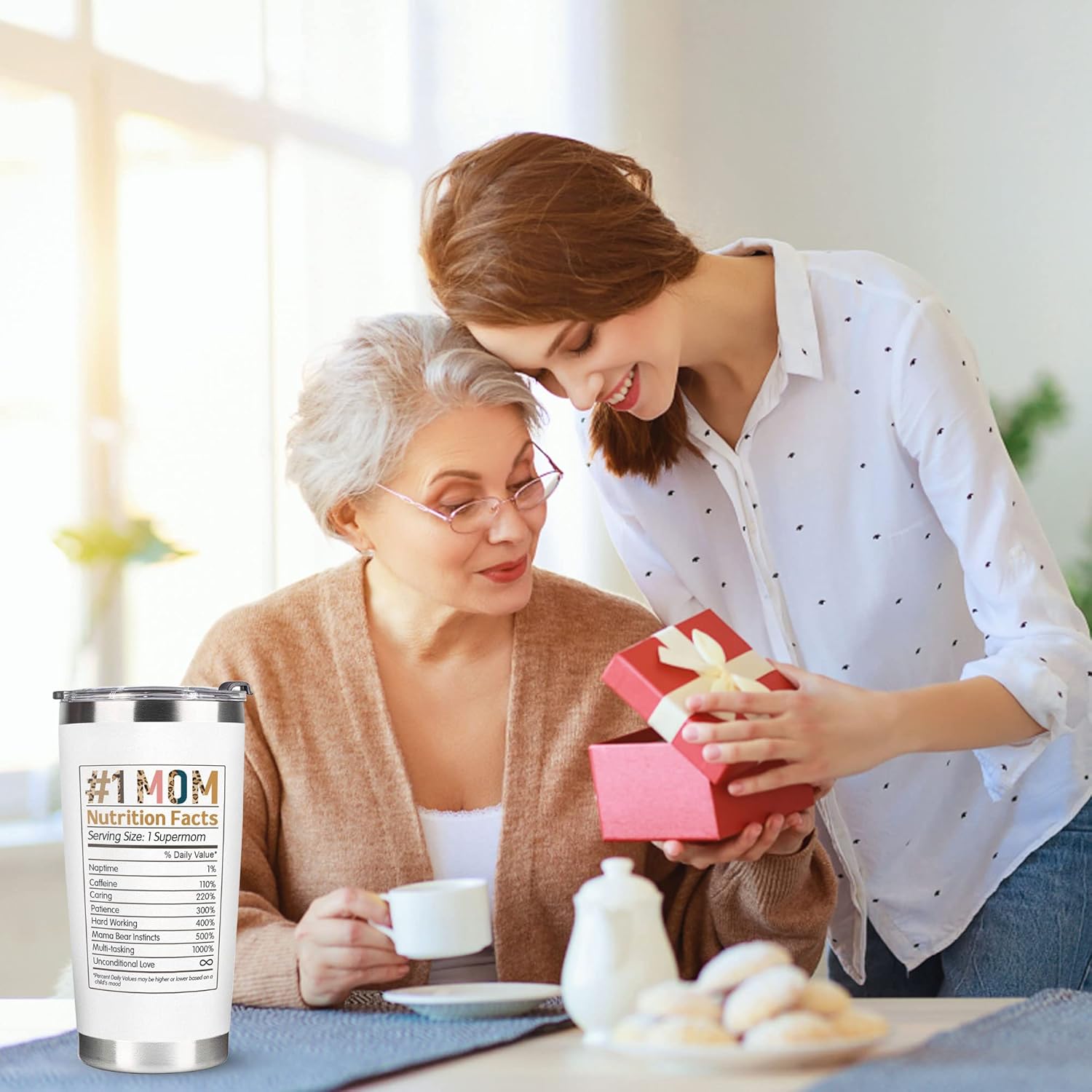 Regalos para el día de la madre para mamá de parte de hija, hijo, regalos para mamá de hijas, hijos, grandes regalos para madre, regalos de