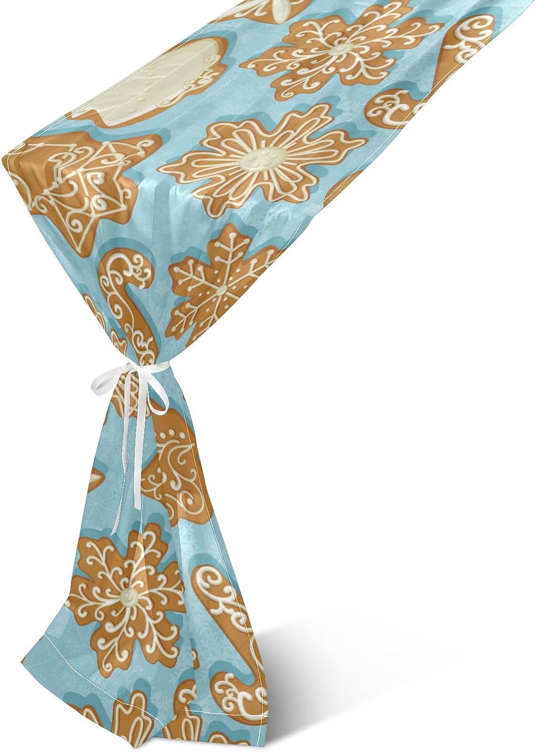 Christmas Gingerbread Table Runner Autumn Table Runner for Desk Decor Christmas Table Runner 108 Inches Long