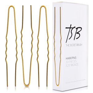 TSB Fura No.1 – Juego de horquillas para el pelo de bronce profesional Jumbo de 30 a 3.25 pulgadas, 3 retenciones, estilo vintage, ideal para bodas TSB Fura No.1 – Juego de horquillas para el pelo de bronce profesional Jumbo de 30 a 3.25 pulgadas, 3 retenciones, estilo vintage, ideal para bodas