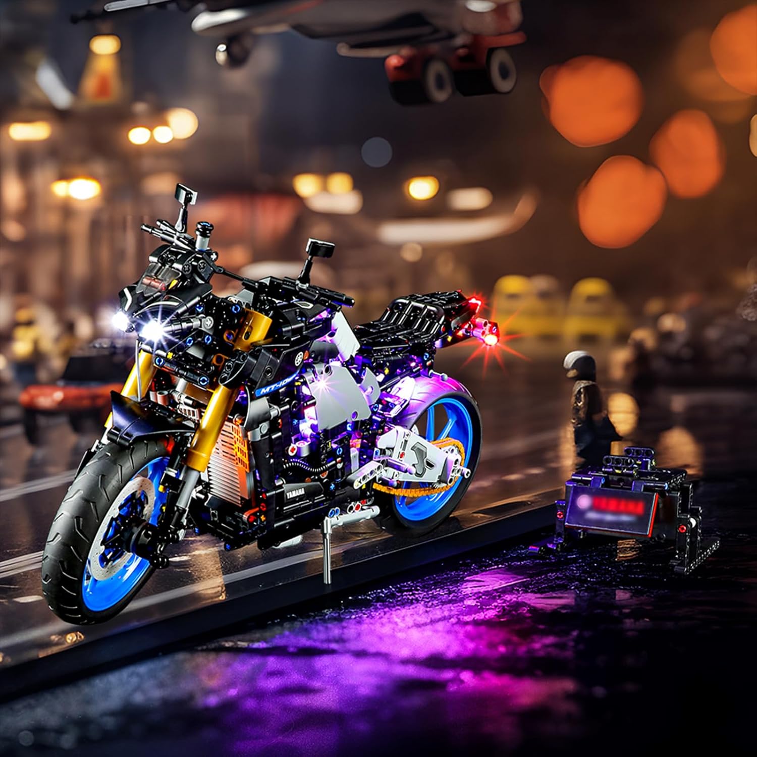 BRIKSMAX Led Lighting Kit for Lego Yamaha MT-10 SP – Compatible with Lego 42159 Technic Motorcycle Building Set- Not Include Lego Set