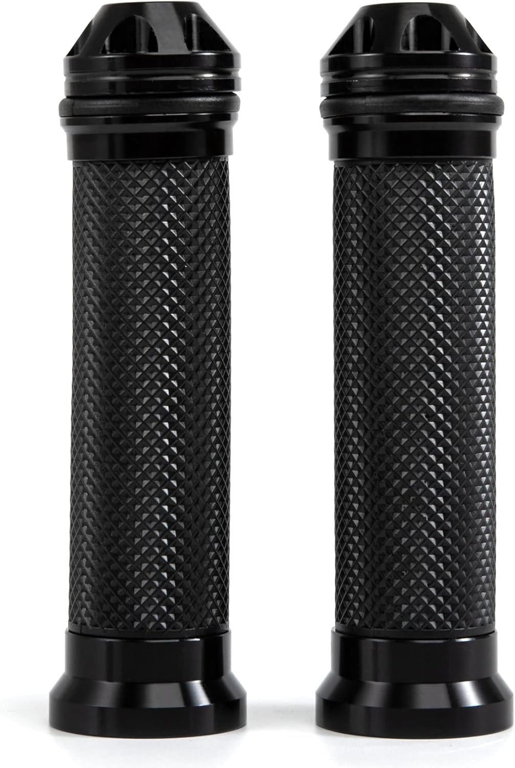 Hand Grips 78” 22mm Aluminum and Rubber Gel Handlebar Grip Non Slip Universal Motorcycle Grips for Motorbike