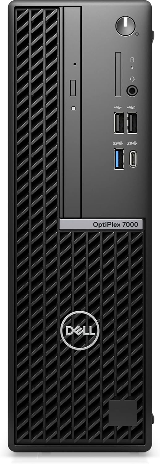 Dell Optiplex 7000 7000 SFF Torre de computadora de escritorio de factor de forma pequeño (2022)  Disco duro SSD Core i5-512GB – 16GB RAM  6 núcleos