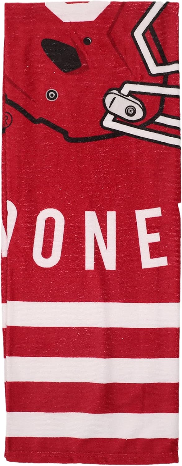 Northwest NCAA Stripes – Toalla de playa, 30 x 60 pulgadas, Oklahoma Sooners