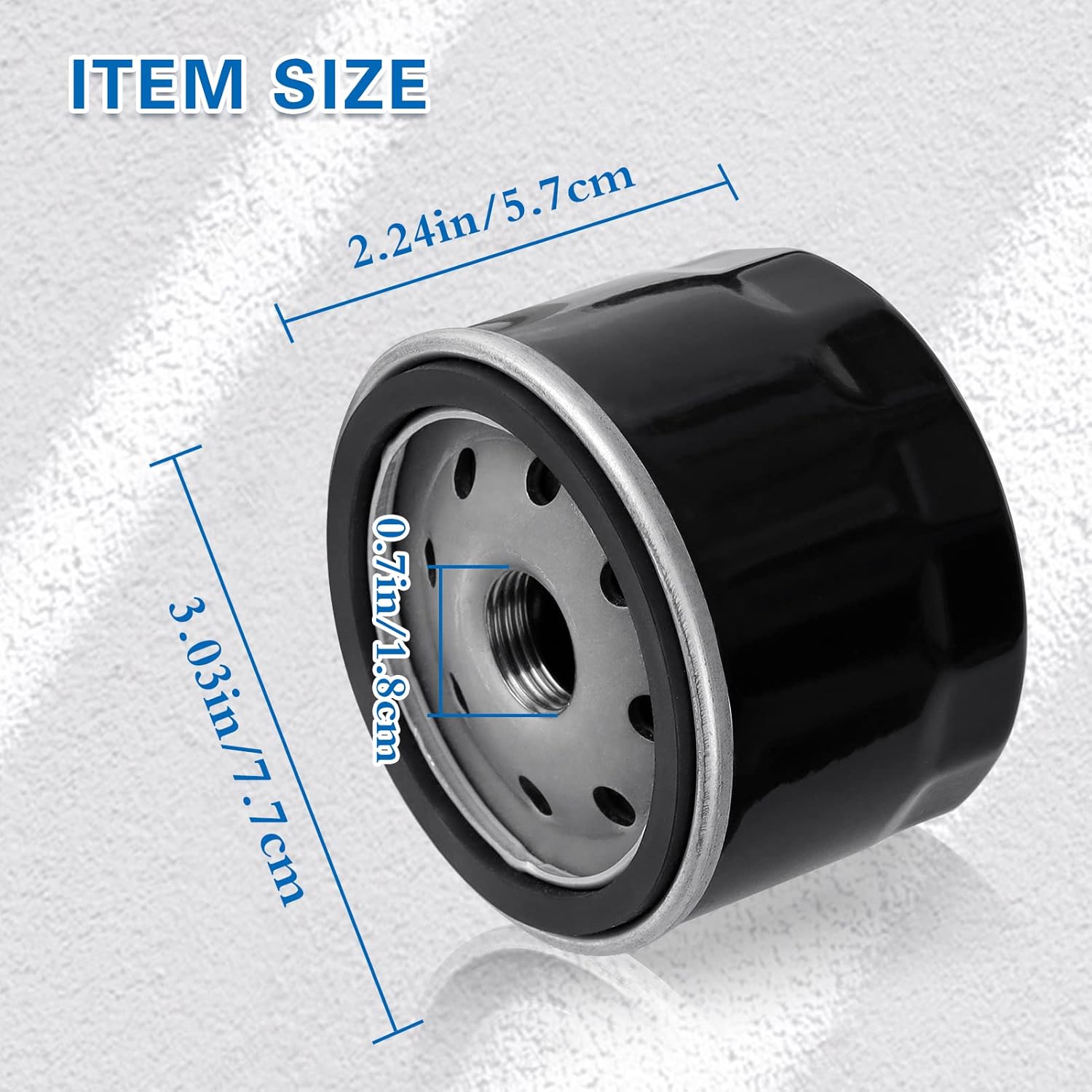 AM125424 Limpiador de filtro de aceite para John Deere GY20577Tecumseh 36563Briggs & Stratton 492932 492932S 696854 795890 842921 695396 Cortacésped