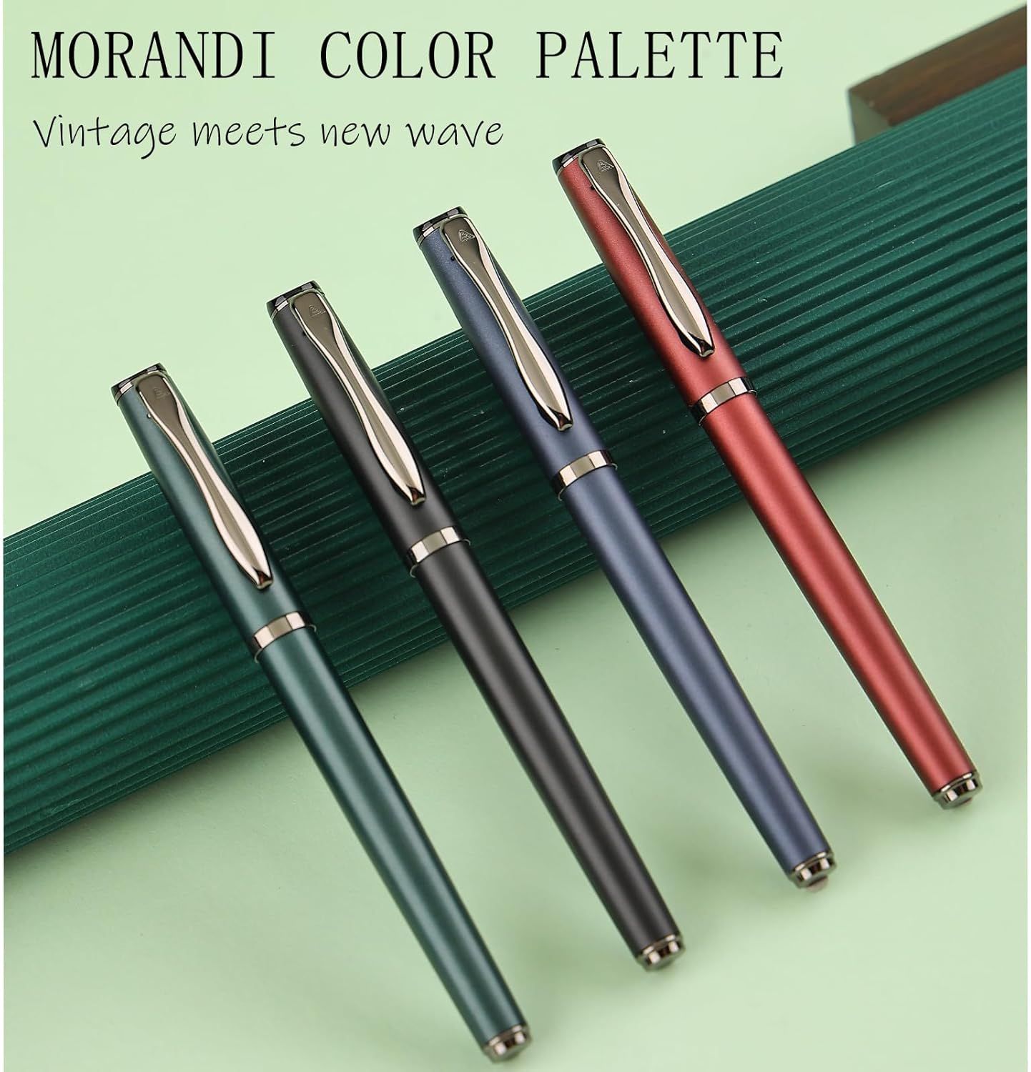 Zalantan Bolígrafo de tinta líquida, bolígrafo de lujo, bonito bolígrafo de metal, escritura suave, diseño elegante, escritura sin esfuerzo,