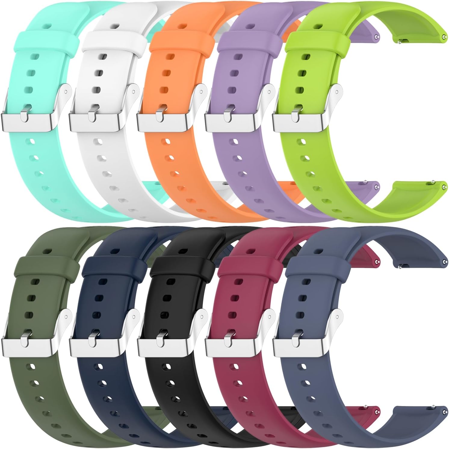 Chofit Compatible con Letsfit IW1 EW1 Correa de repuesto para mujer y hombre, correa de reloj inteligente suave transpirable de 0.866 in compatible