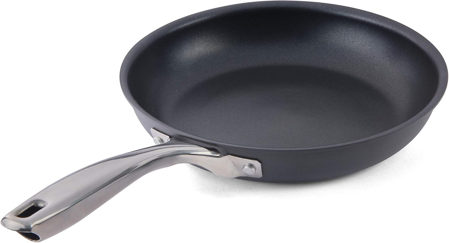 CUISIPRO Sartén de acero inoxidable anodizado duro de fácil liberación, 2.25qt9.5″ diam