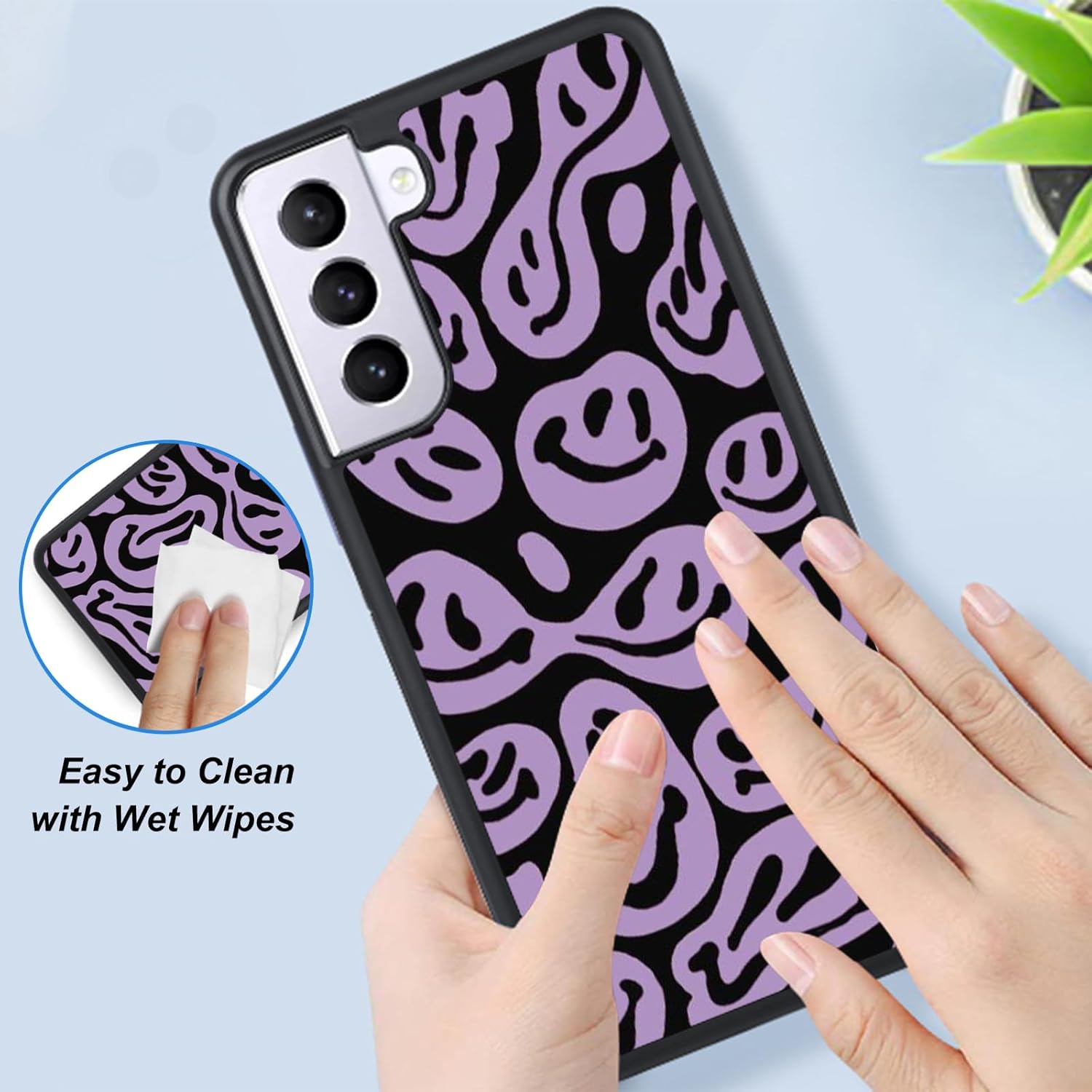 Bonita funda para Samsung Galaxy S22 Ultra para niñas y mujeres, diseño hippie Indie, suave TPU parte trasera dura, a prueba de golpes,