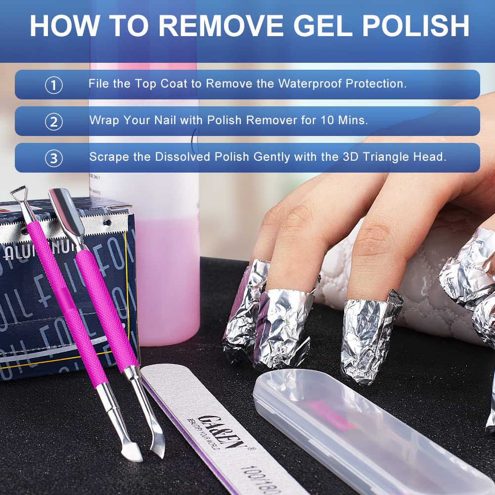 2 piezas de metal rosa rosa cutícula removedor de cutículas de calidad de salón de belleza de gel de acero inoxidable pelador raspador duradero