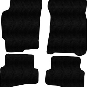 Alfombrillas delanteras y traseras de ajuste personalizado, color negro, compatibles con Mazda 626 2002 2001 2000 1999 1998 Alfombrillas delanteras y traseras de ajuste personalizado, color negro, compatibles con Mazda 626 2002 2001 2000 1999 1998