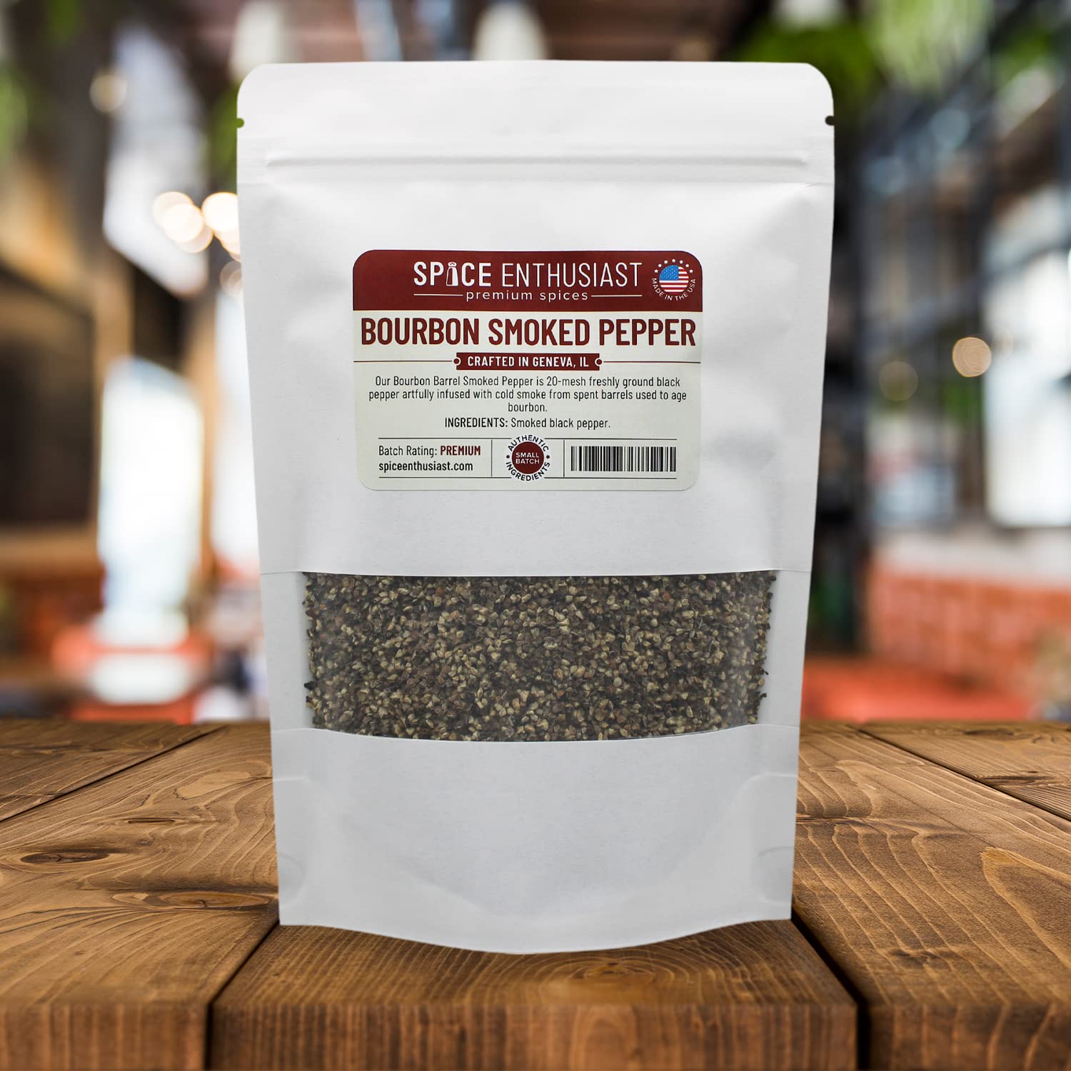 Spice Enthusiast Bourbon Barrel Pimienta Ahumada – 4 oz