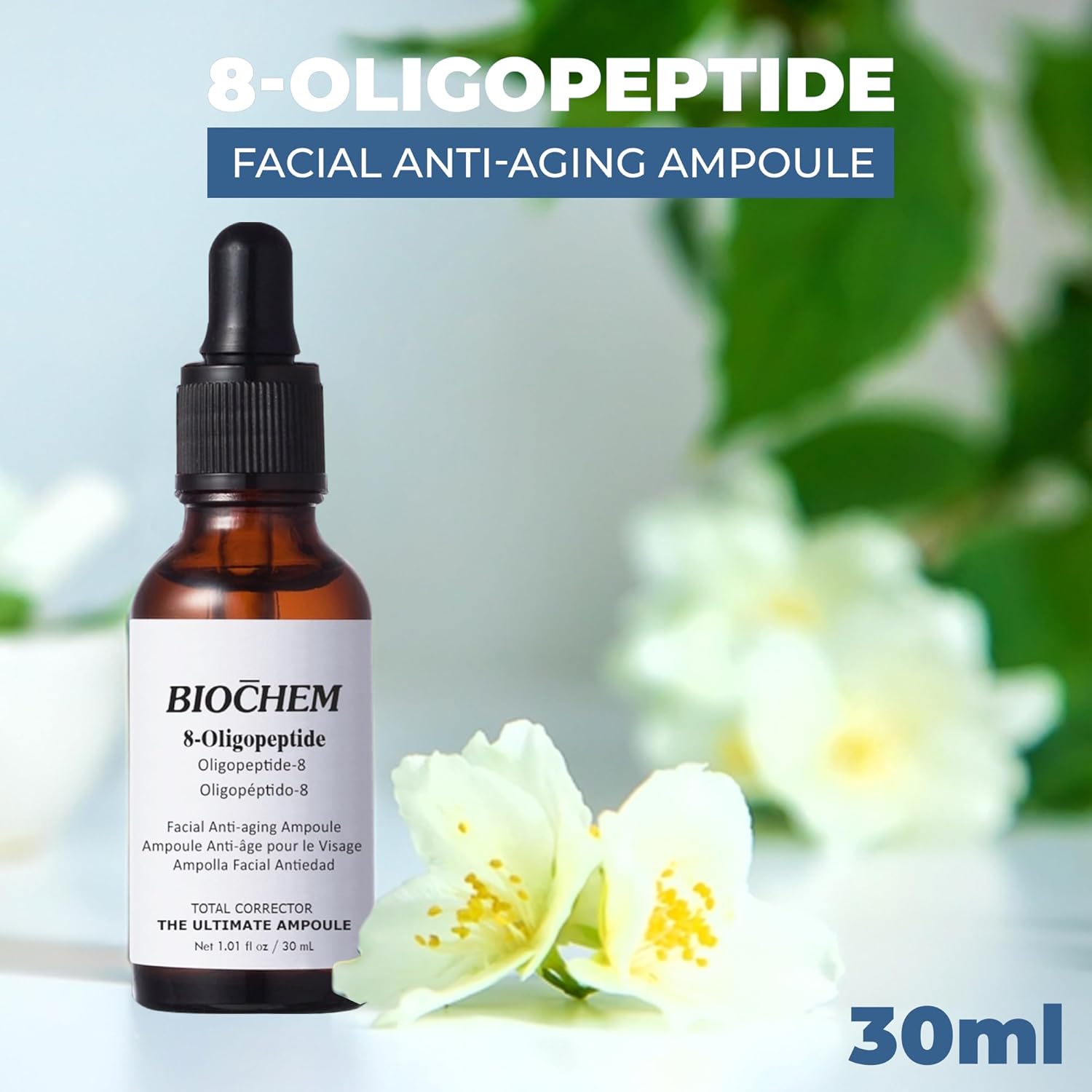 8-Oligopeptide – 1.01 fl oz  1.0 fl oz Ampolla facial antienvejecimiento