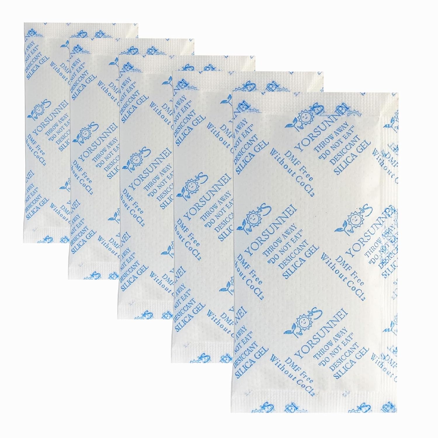 Paquetes de gel de sílice de 0.35 oz 30 paquetes, paquetes de desecantes para alimentos, absorbentes de humedad, paquetes de desecantes de gel de