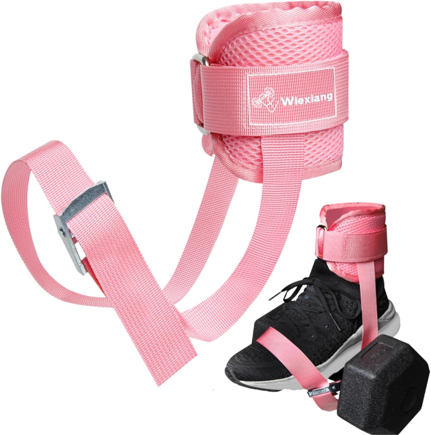 Accesorio para el pie con mancuernas Pesas ajustables en el tobillo, entrenamientos de piernas en casa para flexores de cadera, férula de espinilla,
