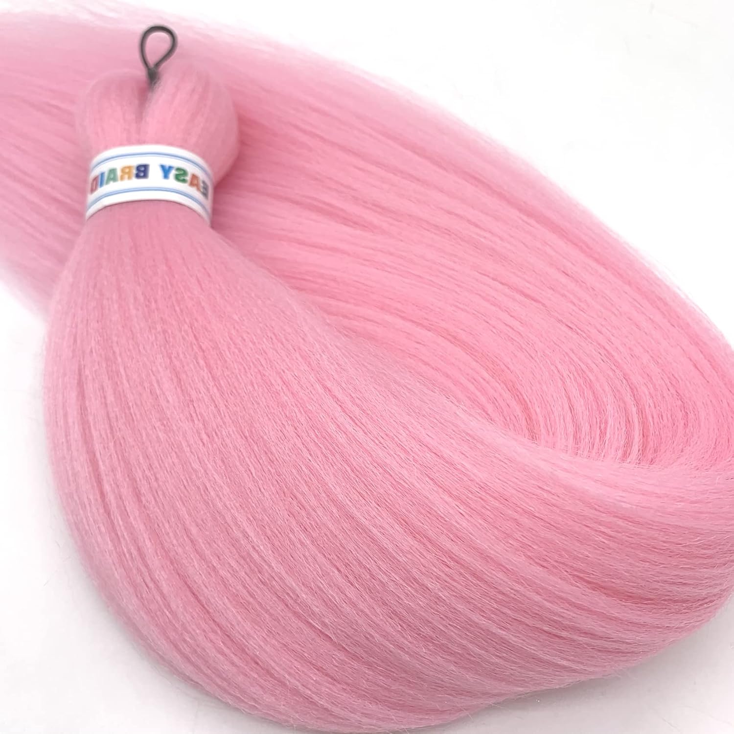 Gozill Cabello trenzado rosa preestirado caja trenzas Kanekalon pelo humano 30 pulgadas