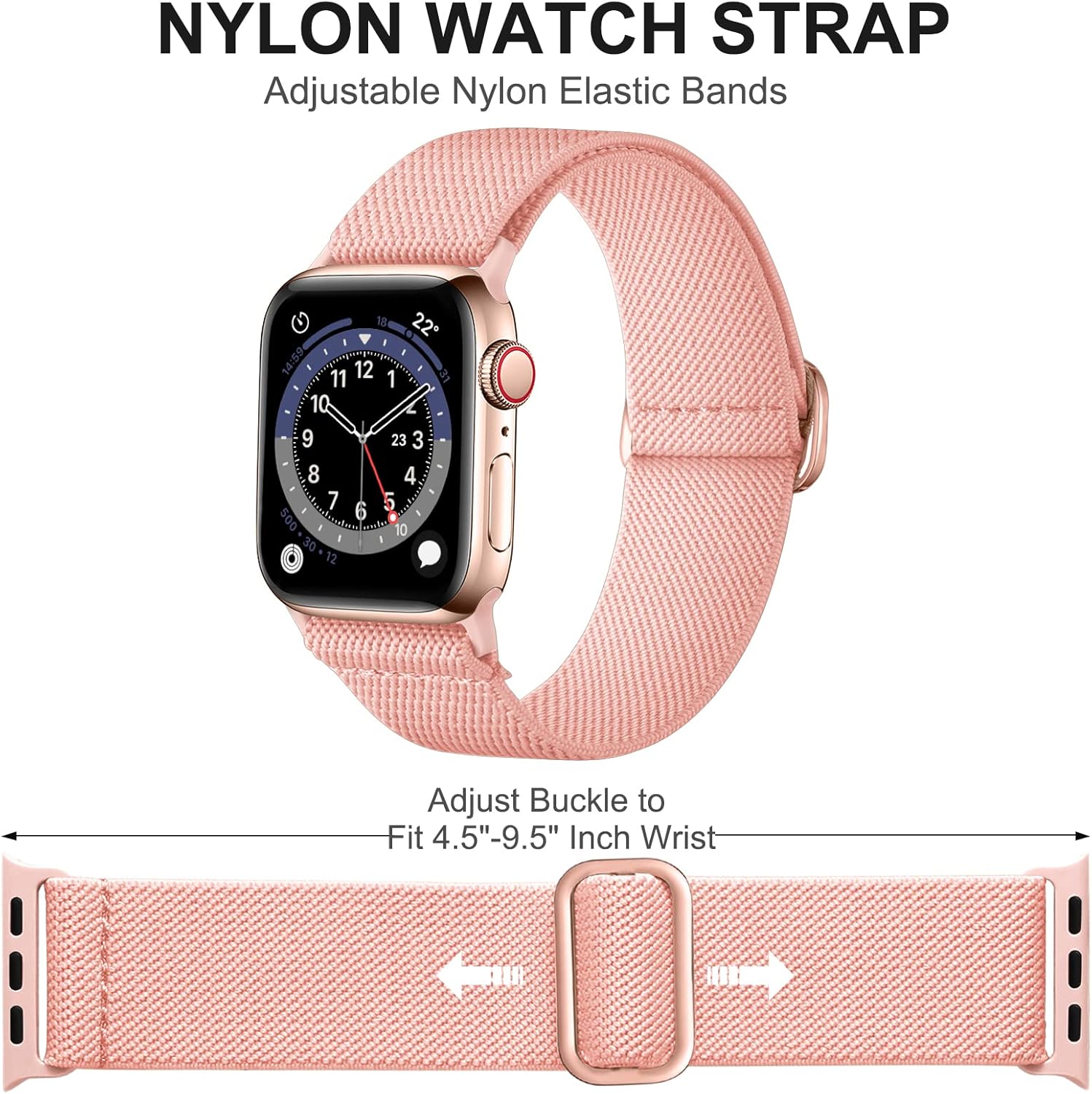 Adorve Correas elásticas Solo Loop compatibles con Apple Watch Ultra Band de 1.929 in, 1.772 in, 1.732 in, 1.654 in, 1.614 in, 1.575 in y 1.496 in,
