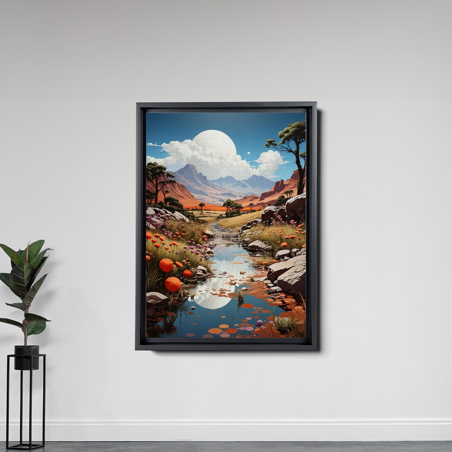 Red Mesa, Archival Print of Landscape Prints of Red Mountain in Mesa, Arizona, Wall Art, Art Print