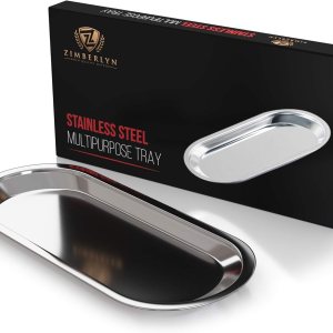 Bandeja multiusos de acero inoxidable – Small_Silver Bandeja multiusos de acero inoxidable – Small_Silver