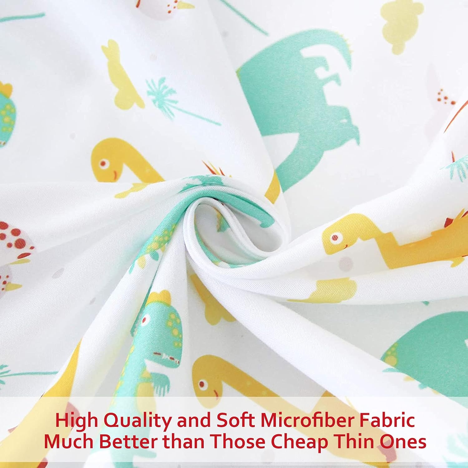 Pack and Play Sheets, paquete de 2 hojas compatibles con Graco Pack n PlayMini Crib, 100% microfibra suave y transpirable, elefante y dinosaurio