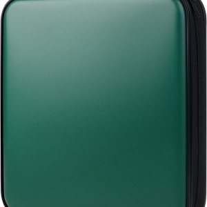 Soporte para CD de almacenamiento de DVD 160 fundas de CD de capacidad para CD de color negro para coche, caja organizadora dura de CD, billetera Soporte para CD de almacenamiento de DVD 160 fundas de CD de capacidad para CD de color negro para coche, caja organizadora dura de CD, billetera