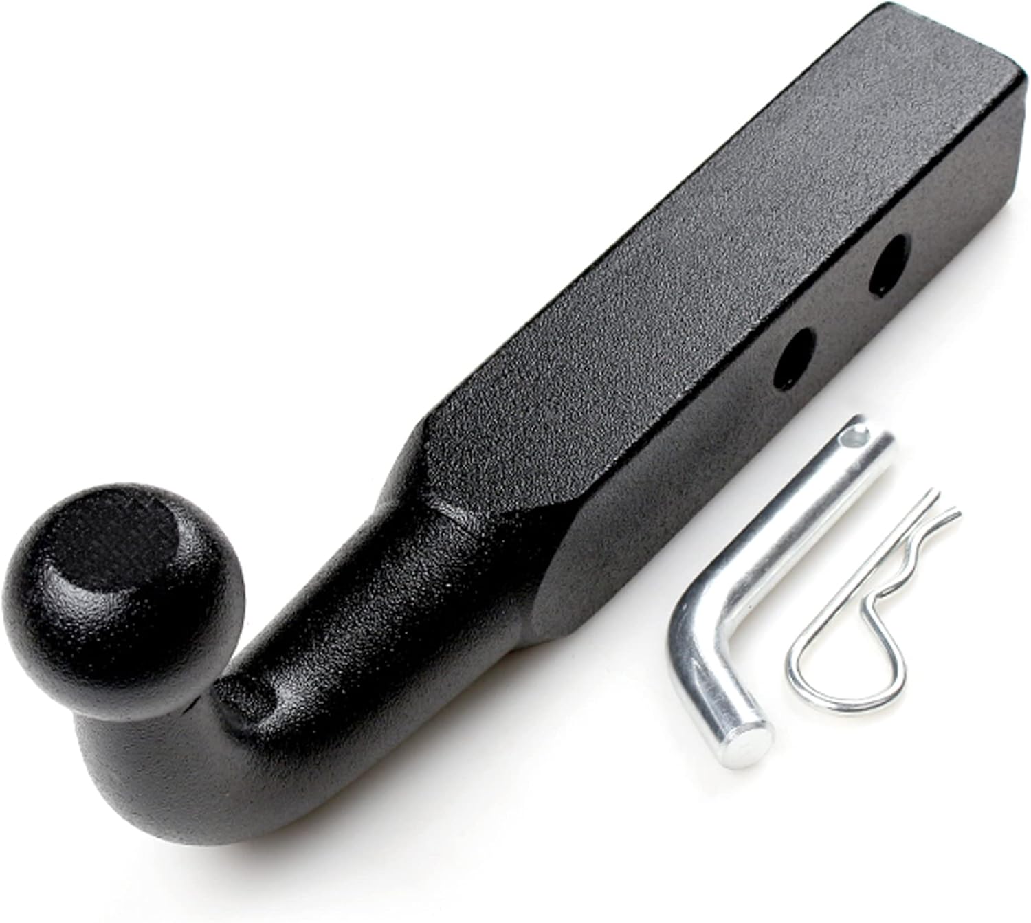 Pickup – Soporte de bola de enganche de remolque sin soldadura con bola de 2 pulgadas y pasador de enganche, se adapta a receptor de 2 pulgadas,