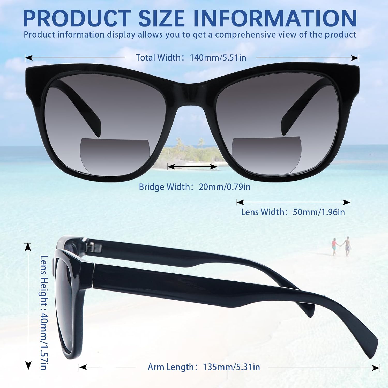 STASTEND 4 Pack Bifocal Reading Sunglasses for Women Men,UV400 Sun Readers Glasses