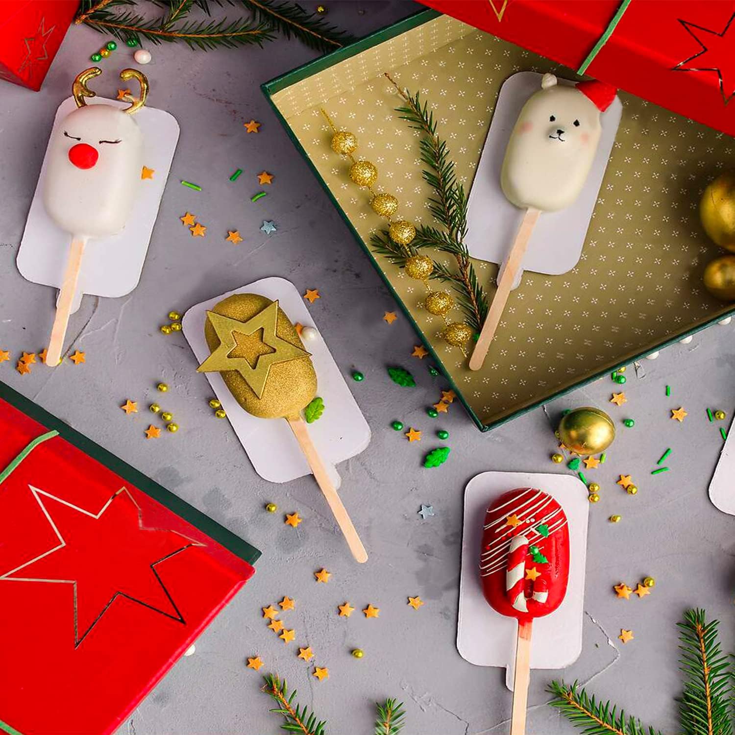 Mini tablas para pasteles, 100 bases de mousse, platos de tablero de papel, bandejas de exhibición de postres para cupcakes, base de cartón para