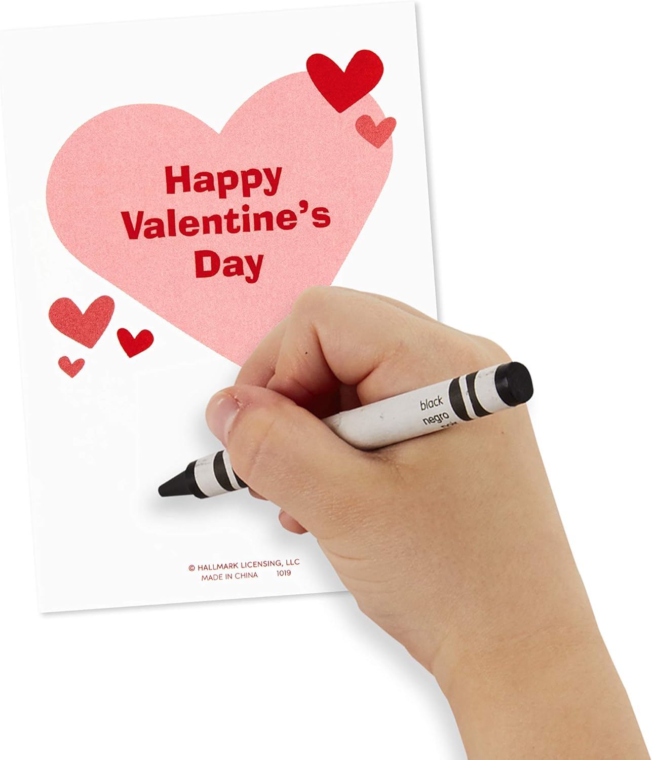 Hallmark Surtido de tarjetas y calcomanías para el día de San Valentín para niños, cachorros y gatitos (12 tarjetas con sobres)