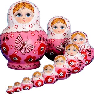 YAKELUS 10 muñecas rusas Matryoshka hechas a mano01071 YAKELUS 10 muñecas rusas Matryoshka hechas a mano01071