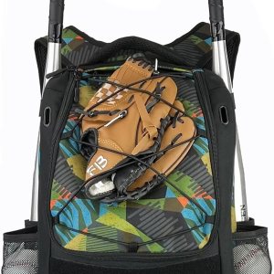 Bolsa de béisbol – Mochila de murciélago para equipo de béisbol, T-Ball y Softbol y equipo para jóvenes y adultos Sostiene murciélago, guante, Bolsa de béisbol – Mochila de murciélago para equipo de béisbol, T-Ball y Softbol y equipo para jóvenes y adultos Sostiene murciélago, guante,