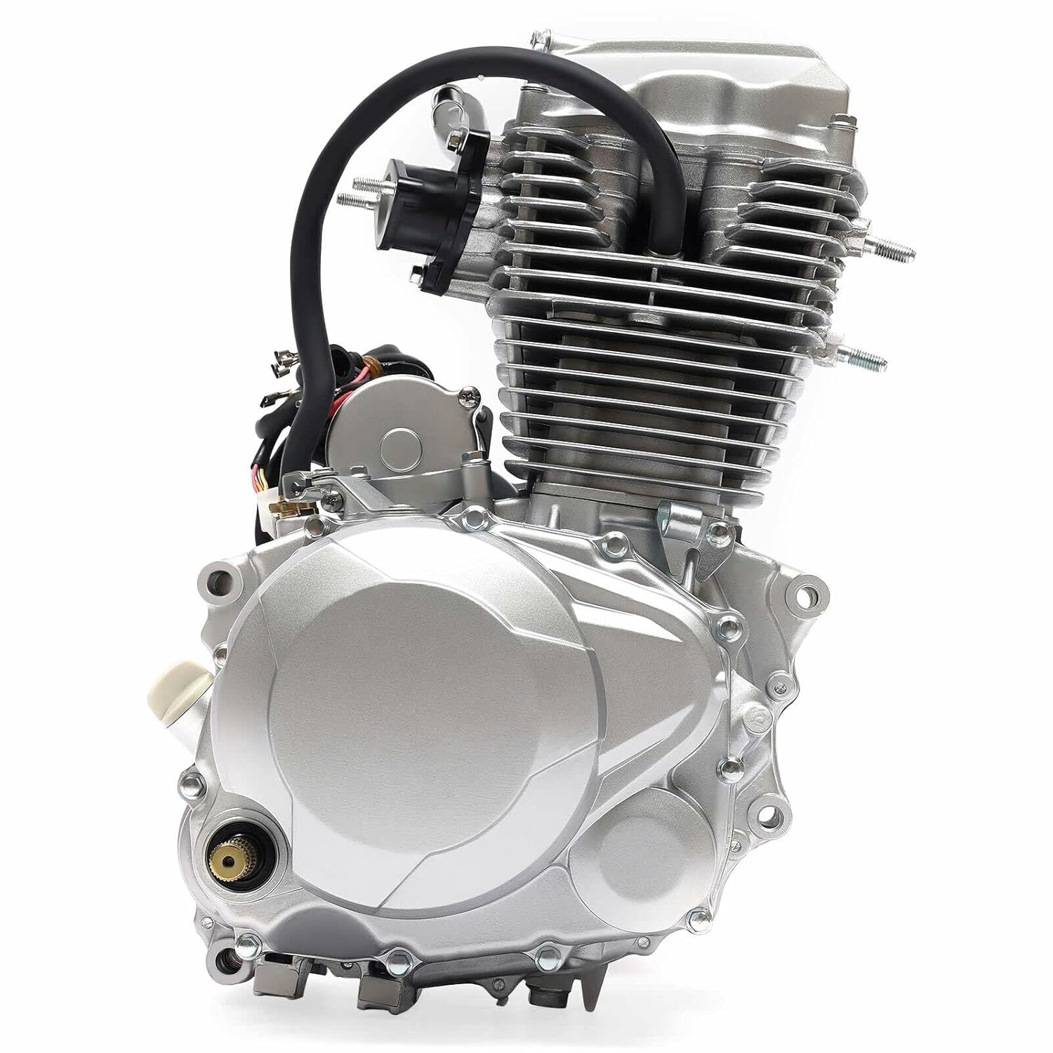 CNCEST Motor ATV, motor de 250CC Motor de 4 tiempos de un solo cilindro refrigerado por aire, motor vertical con transmisión manual de 5 velocidades