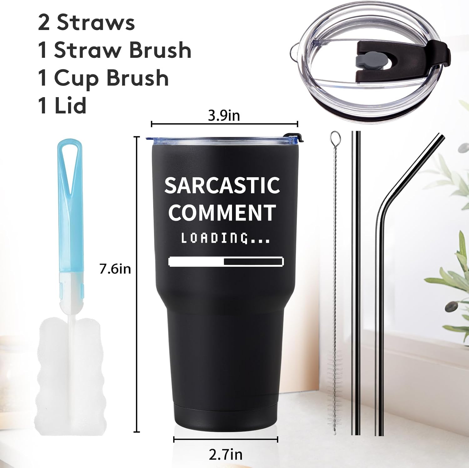 JEAREY Sarcastic Comment – Idea divertida para amigos, compañeros de trabajo, papá, padre, hombres, compañeros de clase, vaso de viaje aislado de